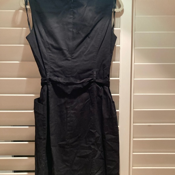 Black Sleeveless cotton dress - Picture 2 of 6
